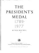 Tapa de The President's medal, 1789-1977