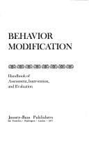 Tapa de Behavior modification