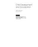 Tapa de Child development and socialization