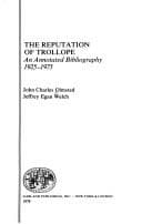 Tapa de The reputation of Trollope