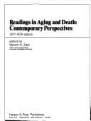 Tapa de Readings in aging and death