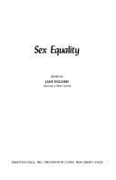 Tapa de Sex Equality