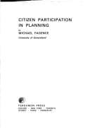 Tapa de Citizen participation in planning
