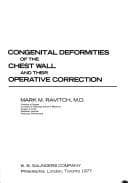 Tapa de Congenital deformities of the chest wall and their operative correction