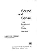 Tapa de Sound and sense