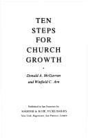 Tapa de Ten steps for church growth