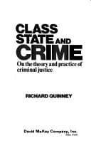 Tapa de Class, State, & Crime