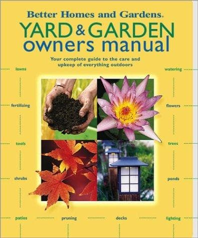 Tapa de Yard & garden owners manual