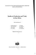 Tapa de Studies in production and trade in East Africa