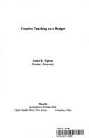 Tapa de Creative teaching on a budget