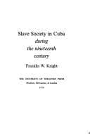 Tapa de Slave society in Cuba during the nineteenth century