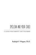 Tapa de Dyslexia and your child