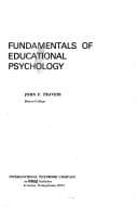 Tapa de Fundamentals of educational psychology