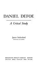 Tapa de Daniel Defoe