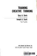 Tapa de Training creative thinking