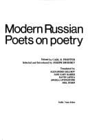 Tapa de Modern Russian poets on poetry
