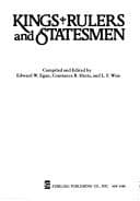 Tapa de Kings, rulers, and statesmen