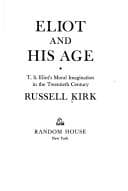 Tapa de Eliot and His Age