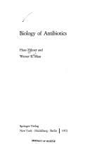 Tapa de Biology of antibiotics