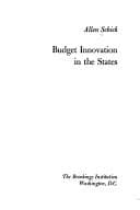Tapa de Budget innovation in the States
