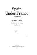 Tapa de Histoire de l'Espagne franquiste