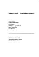 Tapa de Bibliography of Canadian bibliographies