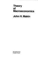Tapa de Theory of macroeconomics