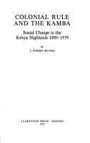 Tapa de Colonial rule and the Kamba