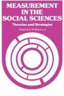 Tapa de Measurement in the social sciences