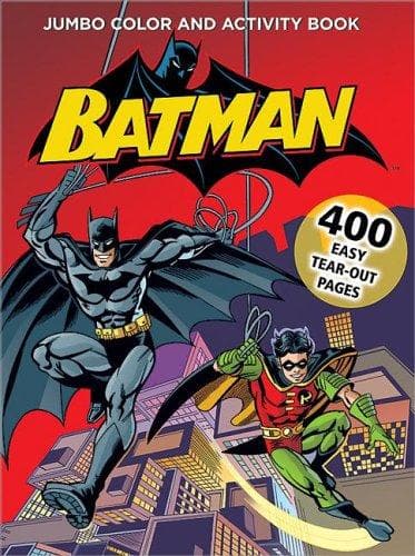 Tapa de Batman Jumbo Color & Activity Book