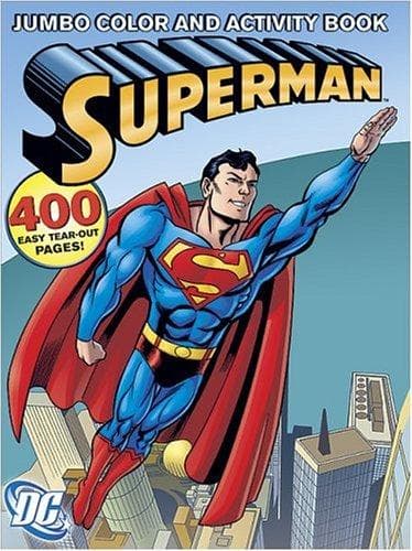 Tapa de Superman Jumbo Color & Activity Book