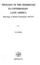 Tapa de Theology of the crossroads in contemporary Latin America