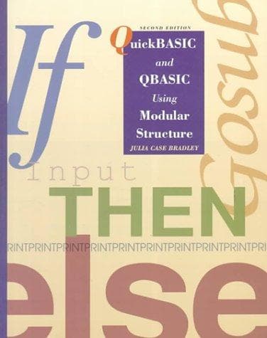 Tapa de QuickBASIC and QBASIC using modular structure