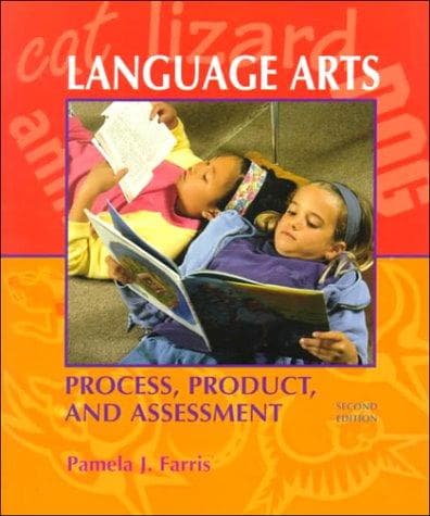 Tapa de Language Arts Process Product and Assessment