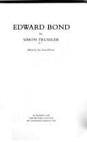 Tapa de Edward Bond
