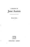 Tapa de A reading of Jane Austen
