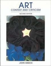 Tapa de Art, context and criticism