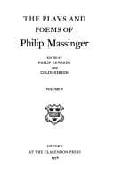 Tapa de The plays and poems of Philip Massinger
