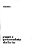 Tapa de Problems in quantum mechanics