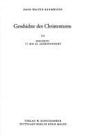 Tapa de Geschichte des Christentums