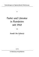 Tapa de Partei und Literatur in Rumänien seit 1945