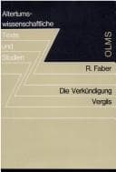 Tapa de Die Verkündigung Vergils