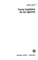 Tapa de Teoriá lingüística de las regiones