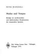 Tapa de Modus und Tempus