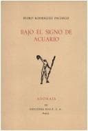 Tapa de Bajo el signo de acuario
