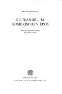 Tapa de Stilwandel im homerischen Epos