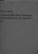 Tapa de Erneuern, Bewahren, Verändern, Alternativen für die Umwelt?