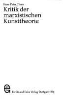 Tapa de Kritik der marxistischen Kunsttheorie