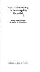 Tapa de Westdeutschlands Weg zur Bundesrepublik 1945-1949