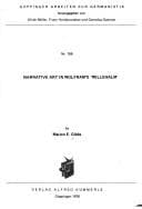 Tapa de Narrative art in Wolfram's "Willehalm"